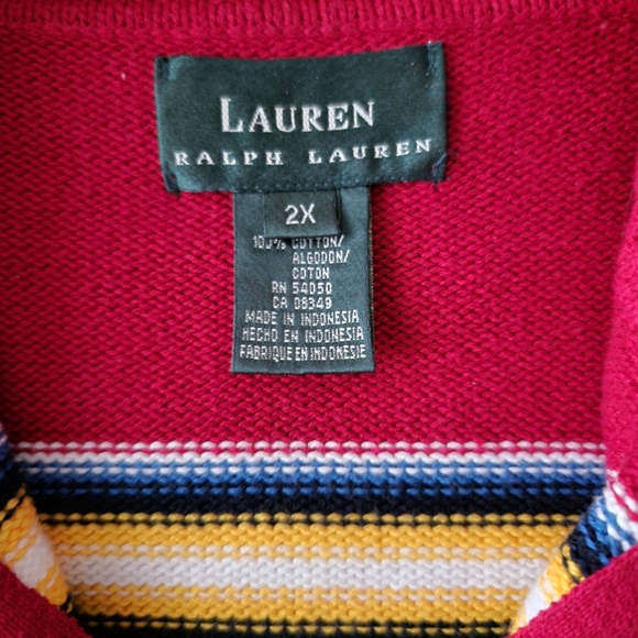 Lauren By Ralph Lauren Sweater Sz 2X - Picture 5 of 9